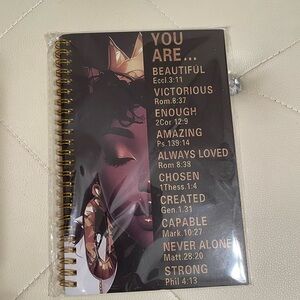 Journal Inspirational African American Woman Spiral Notebook